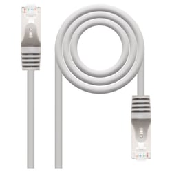 Cabo de rede nanocabo RJ45 Cat.6 FTP AWG24 3m - Cor cinza - Nanocable 10.20.0803