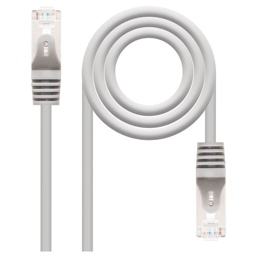 Cabo de rede nanocabo RJ45 Cat.6 FTP AWG24 3m - Cor cinza - Nanocable 10.20.0803