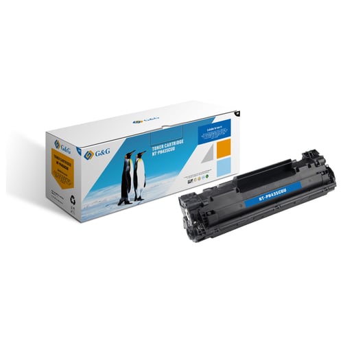 G&G HP CE285A/CE278A/CB435A/CB436A Preto Cartucho de Toner Compatível, 2.000 Páginas - Toner Compatível 85A/78A/35A/36A