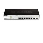 D-Link Smart Switch 8 portas Gigabit + 2 portas SFP - D-Link DGS-1210-10