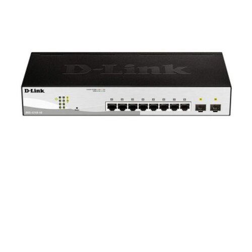 D-Link Smart Switch 8 portas Gigabit + 2 portas SFP - D-Link DGS-1210-10
