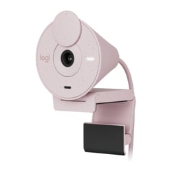 Webcam Logitech Brio 300 Full HD - 2 megapixels - Campo de visão de 70º - Cor rosa - Logitech 960-001448