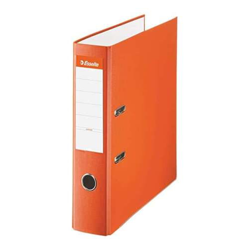 Caixa de Arquivo com Alavanca Esselte - Formato Folio - Lombada 75mm - Capacidade para 500 folhas - Laranja - Esselte 42323