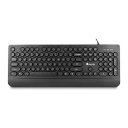 NGS TECLADO DOT TECLAS CIRCULARES C/ APOIO PULSOS BLACK - NGS DOTPORTUGUESE