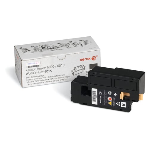 Xerox Phaser 6000/6010 / Workcentre 6015, Cartucho de toner de capacidade standard preto (2000 páginas) - Xerox 106R01630