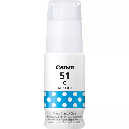 Canon GI51 Cyan Original Ink Bottle - GI51C/4546C001 - Canon GI51C