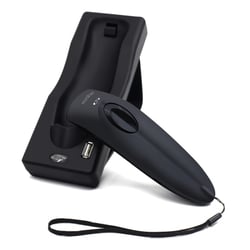 Aprox Leitor de código de barras sem fios RF Bluetooth - Indicador LED, sinal sonoro e vibração - Velocidade 30fps - Autonomia até 7h - Aprox APPLS10