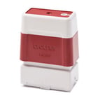Suporte de carimbos vermelho. 6 carimbos de 14 x 38 mm - Brother PR1438R6P