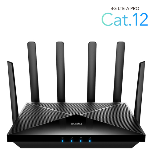 Router WiFi Cudy LT12 AC1200 4G LTE de banda dupla AC1200 - 4x portas Gigabit - 6 antenas externas - Cudy 244517