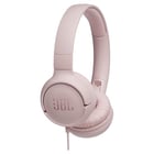 Altifalantes JBL Tune 500 com microfone - Banda para a cabeça ajustável - Dobrável - Controlo dos altifalantes - Cabo de 1,20 m - JBL JBLT500PIK