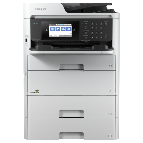 Epson WorkForce Pro WF-C579RD2TWF, Jato de tinta, Impressão a cores, 4800 x 1200 DPI, A4, Impressão directa, Preto, Branco - Epson C11CG77401BR