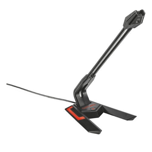 Microfone USB Trust Gaming GXT 210 Scorp - Braço flexível e ajustável - Botão Mudo - Iluminação LED - Cabo de 1,50 m - Preto - Trust 20688