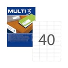 Etiquetas 052,5x029,7mm 100Fls Multi3 4000un - Multi3 APL04719