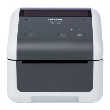 Impressora de etiquetas e talões de tecnologia térmica direta para uso comercial com placa de rede e uma resolução de 300 ppp - Brother TD-4520DN
