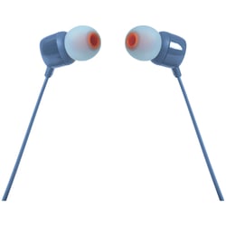 JBL EARPHONES TUNE T110 3.5" BLUE - JBL JBLT110BLUE