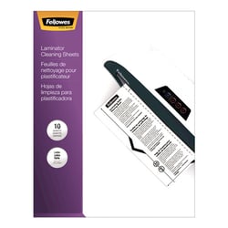 Folhas de limpeza Universais para Plastificadoras A4 Pack10 - Fellowes 5891053