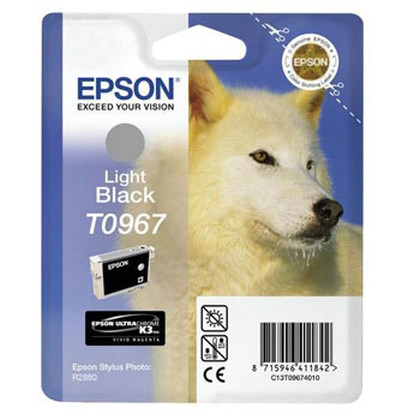 Epson Husky Tinteiro Cinzento T0967 Tinta UltraChrome K3 - Epson C13T09674010