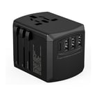 METRONIC CARREGADOR DE VIAGEM UNIVERSAL XOOPAR WORLD TRAVEL PRETO - Metronic F810381