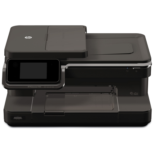 HP Photosmart Imprimantă 7510 e-All-in-One, Jato de tinta térmico, Impressão a cores, 9600 x 2400 DPI, A4, Impressão directa, Preto - HP CQ877B