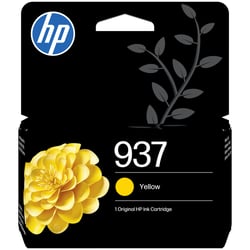 HP 937 Yellow Original Ink Cartridge - HP 4S6W4NE#LS1