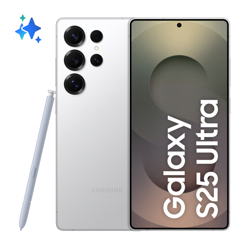 SAMSUNG SMARTPHONE GALAXY S25 ULTRA 256GB BRANCO PRATEADO TITANIO - Samsung SM-S938BZSDEUB