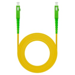 Ewent Cabo de fibra óptica (FTTH) SC-APC para SC-APC, monomodo (OS2) Simplex, LSZH, 1,0m - Ewent IM1400