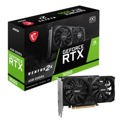 MSI VGA RTX 3050 6GB VENTUS GEFORCE NVIDIA GDDR6 HDMI 3DP 2X - MSI 912-V812-056