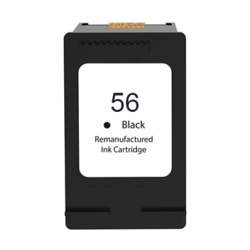 Cartucho de tinta HP 56 preto remanufaturado - Substitui C6656AE/C6656GE - HP HI-56