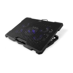 Coolbox NCP17-V5 Base de arrefecimento para portátil - Silenciosa - Compatível com 17" - Design ergonómico - Cor preta - Coolbox 298502