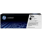 HP Conjunto Duplo de Toner LaserJet Original 36A Preto - CB436AD