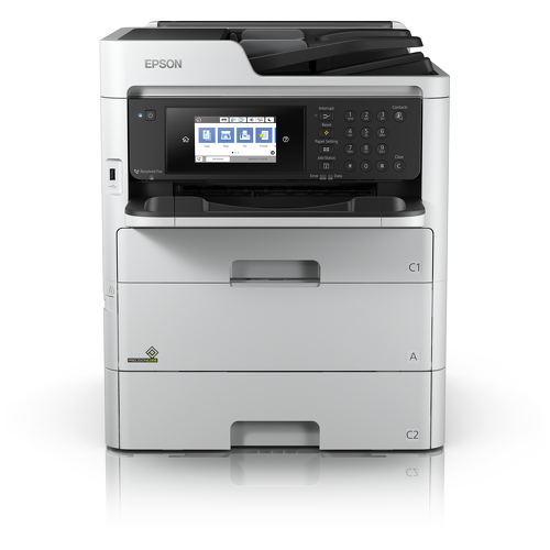Epson WorkForce Pro WF-C579RDTWF, Jato de tinta, Impressão a cores, 4800 x 1200 DPI, A4, Impressão directa, Cinzento - Epson C11CG77401BB