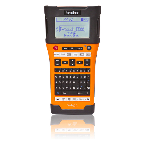 Brother PT-E500VP, TZe, Trasferência termal, 180 x 180 DPI, 30 mm/seg, Com fios, Bateria incorporada - Brother PTE500VP