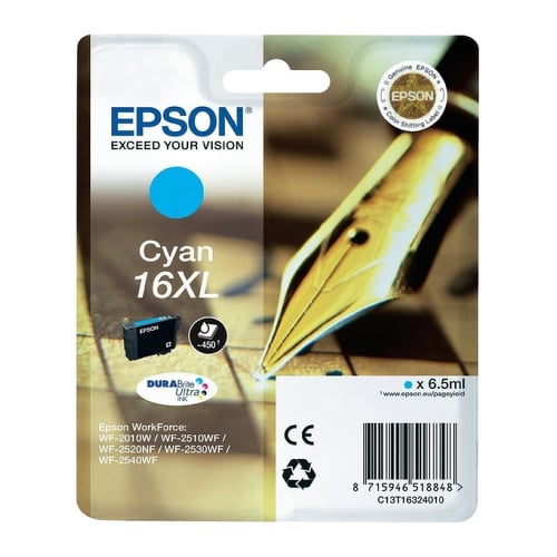 EPSON TINTEIRO AZUL 16XL DURABRITE ULTRA IN - Epson C13T16324022