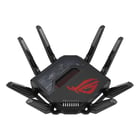 ROG Rapture GT-BE98 Quad-band WiFi 7 AiMesh Extendable Gaming Router, 25Gbps, 320MHz, 4K-QAM, Dual 10G Ports, Quad 2.5G Ports, Subscription-free Network Security, VPNs, 4G LTE/5G Mobile Tethering - Asus 90IG08F0-MO9A0V