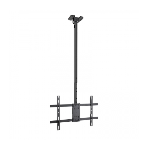 Tooq XL Suporte de teto para ecrãs de 43-86" - Ângulo de rotação 180º - Inclinação - Gestão de cabos - Peso máximo - 60kg - VESA Max. 60kg - VESA Max. 600x400mm - Preto - Tooq 290032