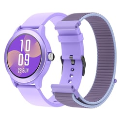 SPC Smartee Duo Vivo Reloj Smartwatch Pantalla Redonda 1.27" - Mas de 100 Modos Deportivos - Monitoreo de Salud - Resistencia IP68 - Color Violeta - SPC 266297