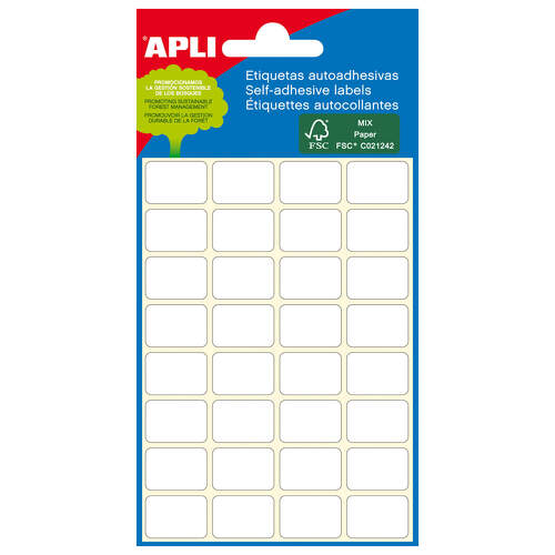 Etiquetas Apli Minibag Branco Ø 13.0mm 6 Folhas - APLI 207396