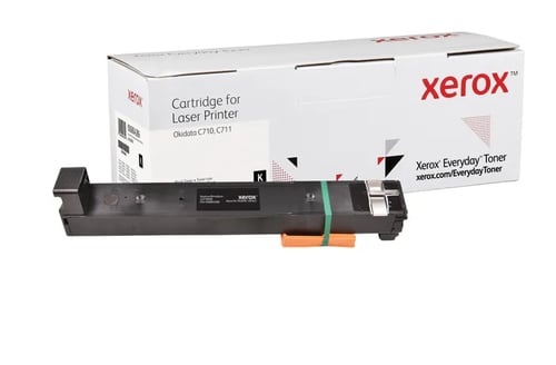 Cartucho de toner genérico preto Xerox Everyday OKI C710/C711 - Substitui 44318608 - Xerox 006R04286