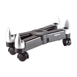 Fellowes Office Suites Suporte extensível para CPU - Altura ajustável de 70 a 280 mm - Suporta até 50 kg - 4 rolamentos, 2 com deslocação - Fellowes 8039001