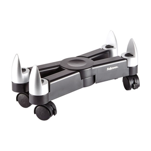 Fellowes Office Suites Suporte extensível para CPU - Altura ajustável de 70 a 280 mm - Suporta até 50 kg - 4 rolamentos, 2 com deslocação - Fellowes 8039001