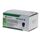 Lexmark CS421/CS521/CS622/CX421/CX522/CX622/CX625 Toner Original Cyan - 78C2XC0/78C2XCE - Lexmark 78C2XC0