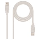 Nanocabo USB-A 2.0 Macho para USB-A Macho 2m - Nanocable 10.01.0303