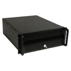 Unykach UK4129 Armário para rack 4U de 19" - Tamanhos de disco suportados de 3,5" - Filtro no painel frontal - Fechadura com chave - USB-A 2.0 - Preto - Unykach 51912