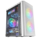 MARS GAMING MC300 MICRO-ATX CASE, 3X 120MM FRGB FAN, WINDOW, FRONT MESH, WHITE - Mars Gaming MC300W