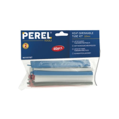 Kit Manga Termoretráctil Multicolorida 12cm 30un - Perel VELESTSET