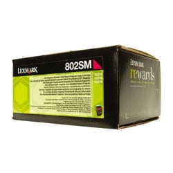 Lexmark 802SM toner 1 unidade(s) Original Magenta - Lexmark 80C2SM0