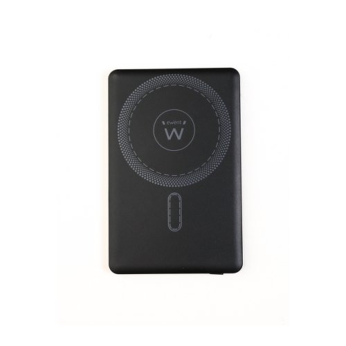 Ewent EW1160 Powerbank Magsafe 5000mAH 20W PD e QC - USB-C - Cor preta - Ewent EW1160