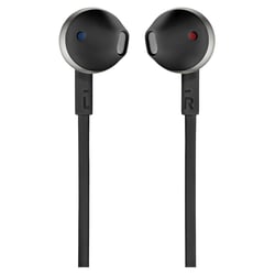JBL EARPHONES TUNE T205 ECO 3.5" C/ BOLSA TRANSPORTE BLACK - JBL JBLT205BLACK