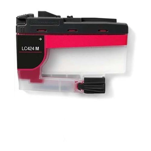 Brother LC424 Magenta Ink Cartridge Cartucho de Tinta Genérico - Substitui LC424M - BI-LC424MG