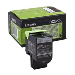 Lexmark 802SK toner 1 unidade(s) Original Preto - Lexmark 80C2SK0